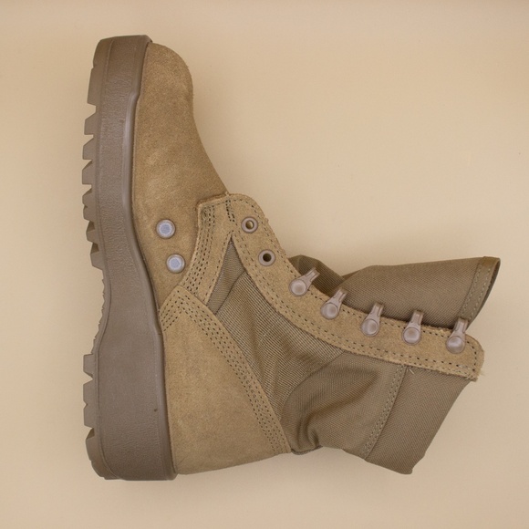 Rocky 798 Army Vibram Tan Hot Weather Combat Boots Coyote Men's Size 6R EU 38 - Picture 6 of 9